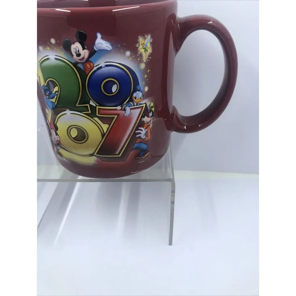 Disney Theme Parks 2007 Mug. Mickey Mouse, Minnie Mouse, Goofy, Stitch&More.Read